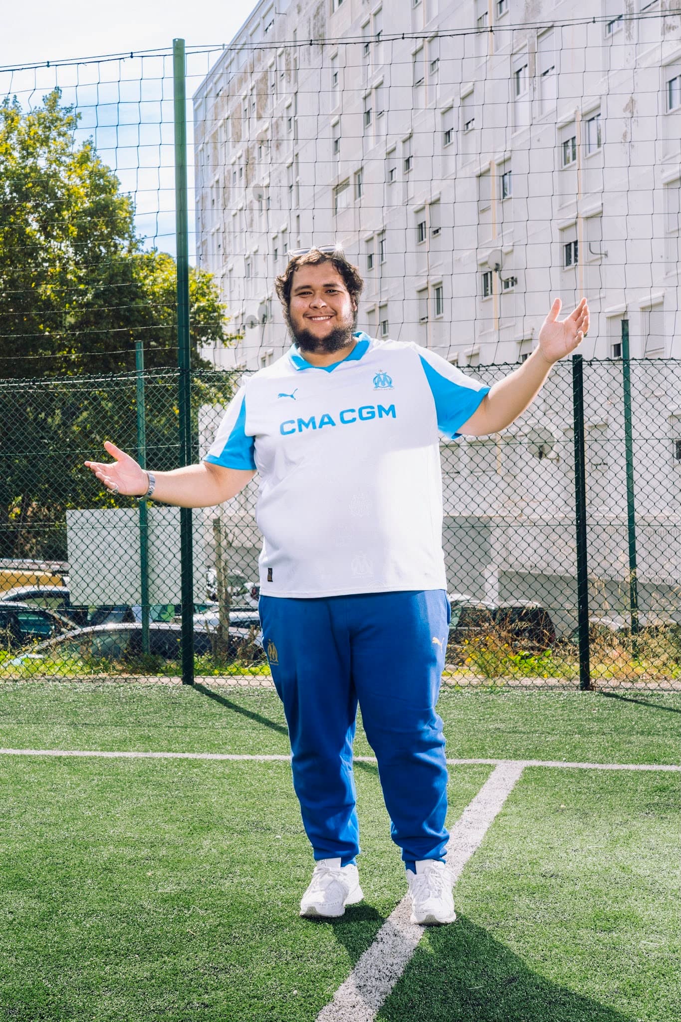 Le président de l'association Sourire de l'espoir